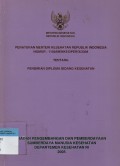 Peraturan Menteri Kesehatan Republik Indonesia Nomor 1192/MENKES/PER/X/2004 tentang Pendirian Diploma Bidang Kesehatan