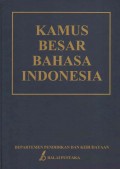 Kamus Besar Bahasa Indonesia