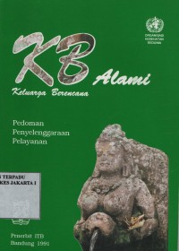 Keluarga Berencana Alami Pedoman Penyelengaraan Pelayanan