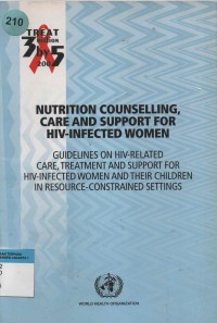 Nutrition Counselling, Care and Support for HIV-Infected Women