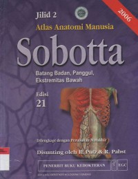 Sobotta : Atlas Anatomi Manusia : Batang Badan, Panggul Ekstremitas Bawah Jilid 2 Edisi 21