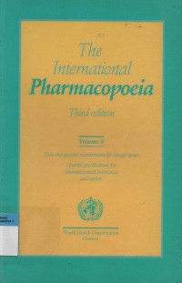 The International Pharmacopoeia : Third edition (volume 5)