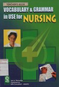 Vocabulary & Grammar in use for Nursing (Teacher's Book)