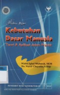 Buku Ajar Kebutuhan Dasar manusia teori dan Aplikasi dalam Praktik