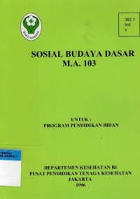 Sosial Budaya Dasar