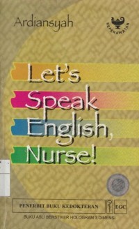 Let's Speak English,Nurse!